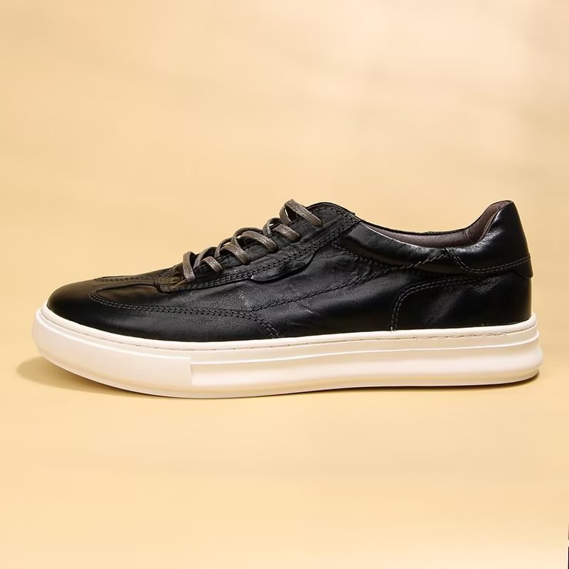 Casual Schoenen Heren Chique Hoge Mode-sneakers - Zwart