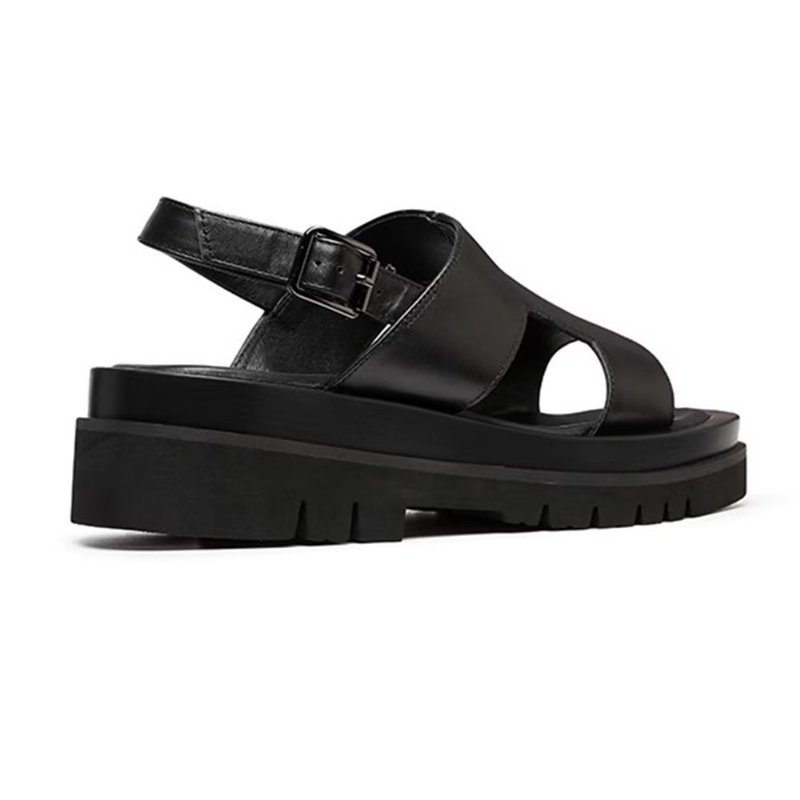 Casual Schoenen Heren Chique Platformsandalen - Zwart