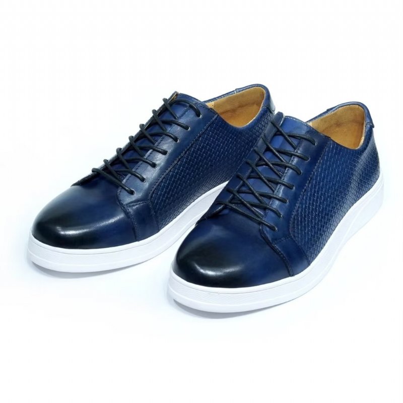 Casual Schoenen Heren Chique Veterschoenen - Blauw