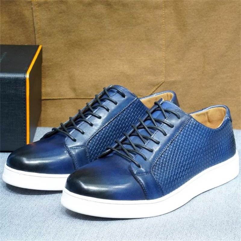 Casual Schoenen Heren Chique Veterschoenen - Blauw