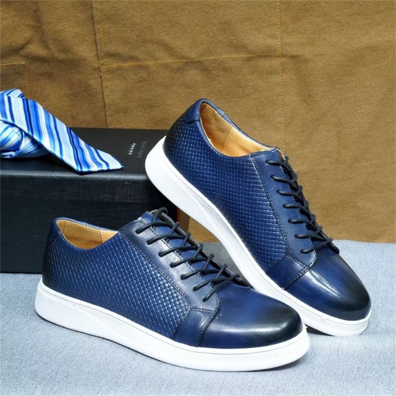 Casual Schoenen Heren Chique Veterschoenen - Blauw