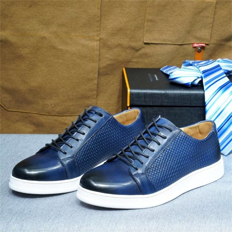 Casual Schoenen Heren Chique Veterschoenen - Blauw