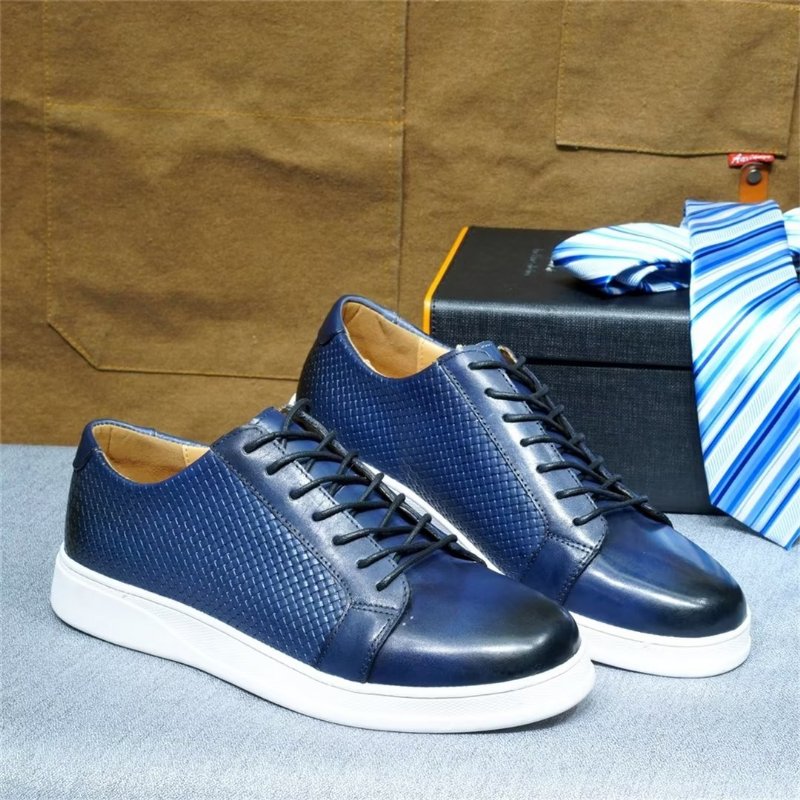 Casual Schoenen Heren Chique Veterschoenen - Blauw