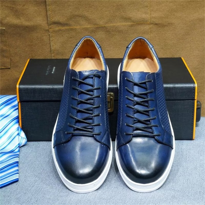 Casual Schoenen Heren Chique Veterschoenen - Blauw