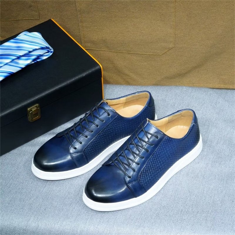 Casual Schoenen Heren Chique Veterschoenen - Blauw