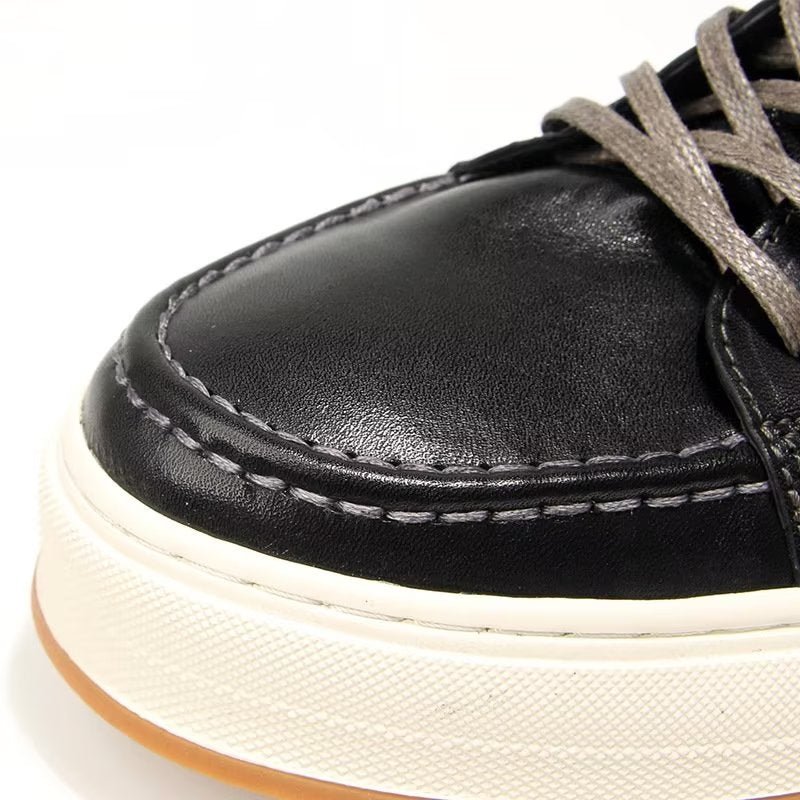 Casual Schoenen Heren Elegante Hoge Mode-sneakers - Zwart