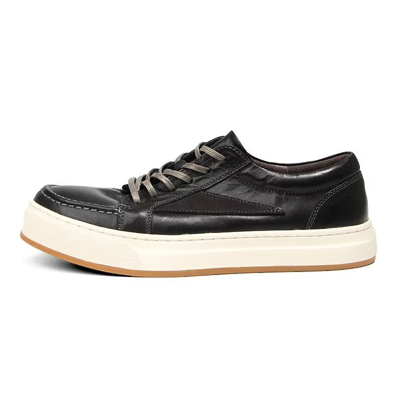 Casual Schoenen Heren Elegante Hoge Mode-sneakers - Zwart