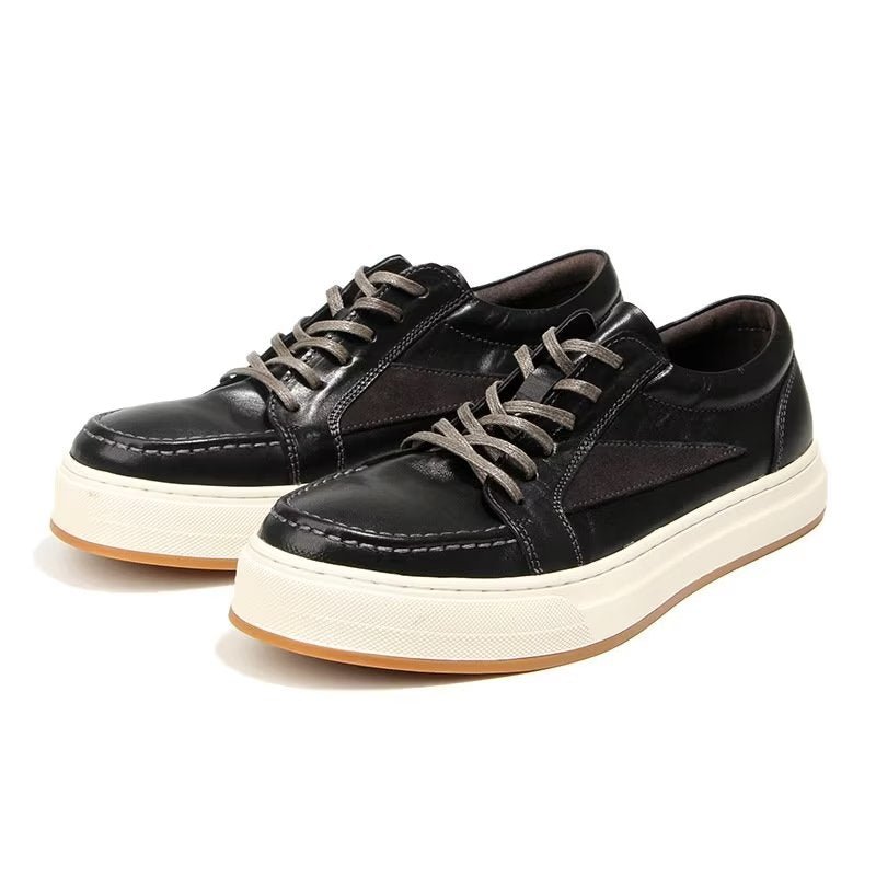 Casual Schoenen Heren Elegante Hoge Mode-sneakers - Zwart