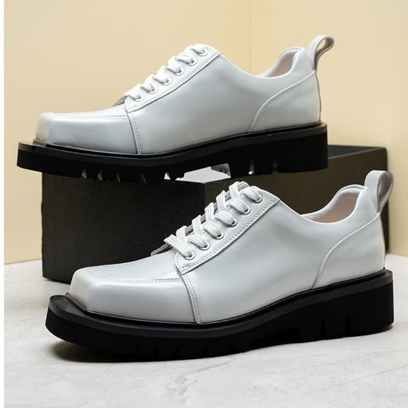 Casual Schoenen Heren Luxe Lederen Mode-casuals - Wit