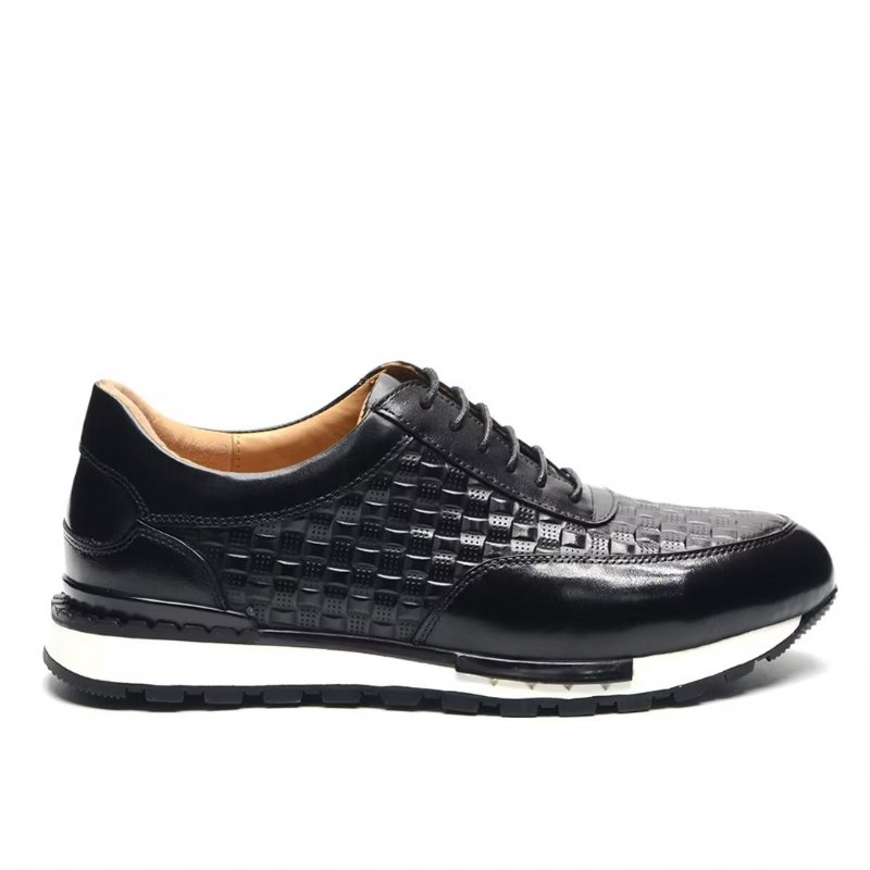 Casual Schoenen Heren Metropolitan Luxe Leren - Zwart