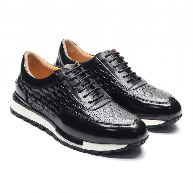 Casual Schoenen Heren Metropolitan Luxe Leren - Zwart