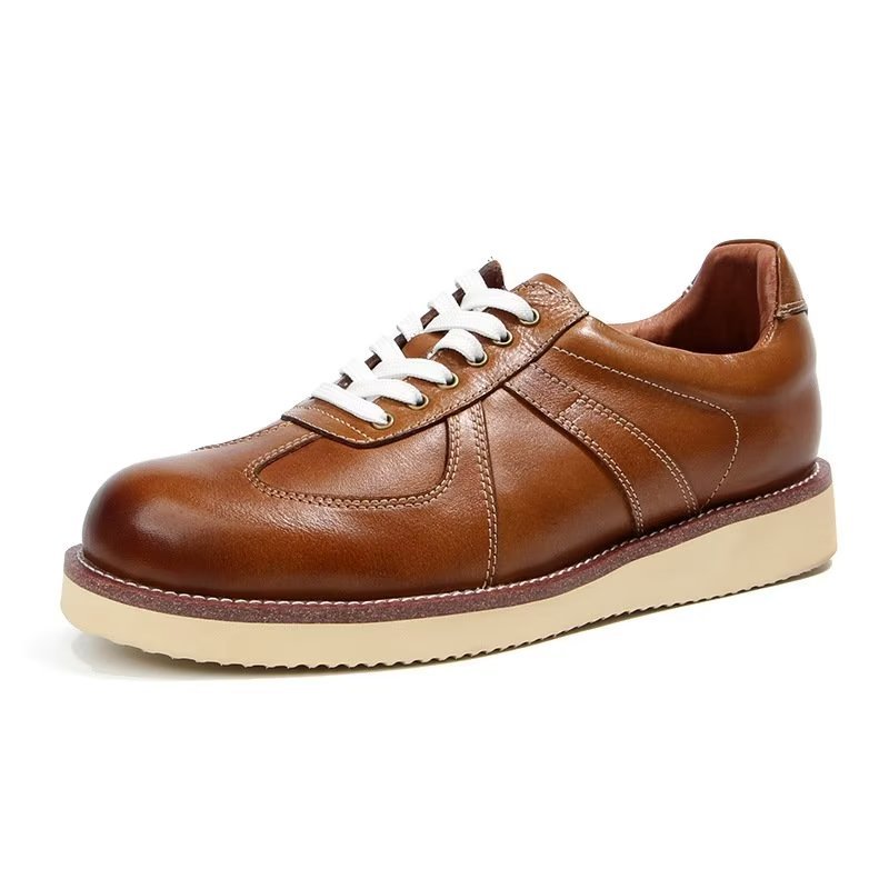 Casual Schoenen Heren Modieuze Hoge Mode-sneakers - Bruin