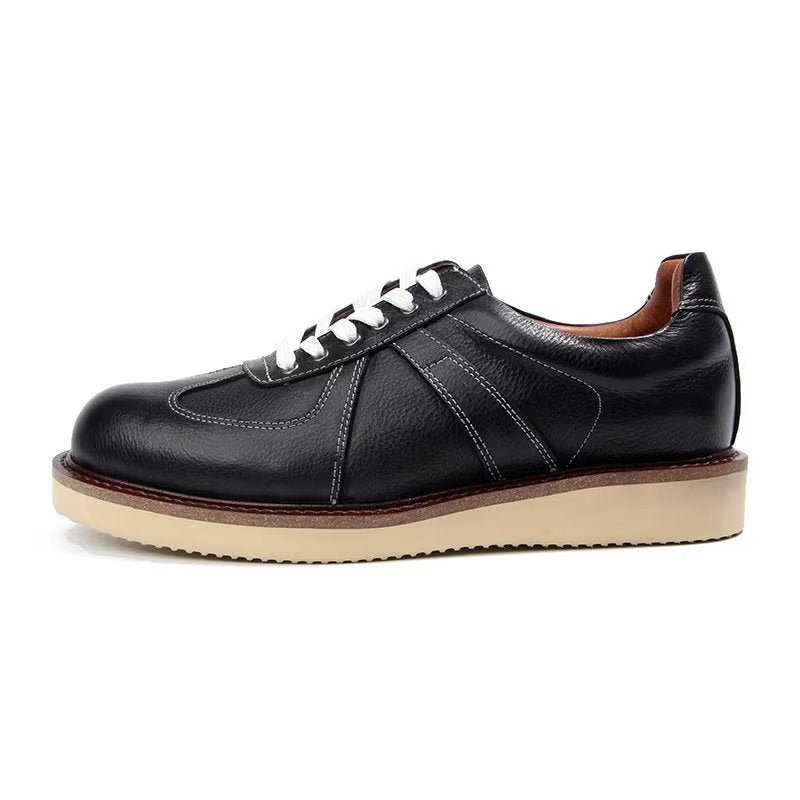 Casual Schoenen Heren Modieuze Hoge Mode-sneakers - Zwart