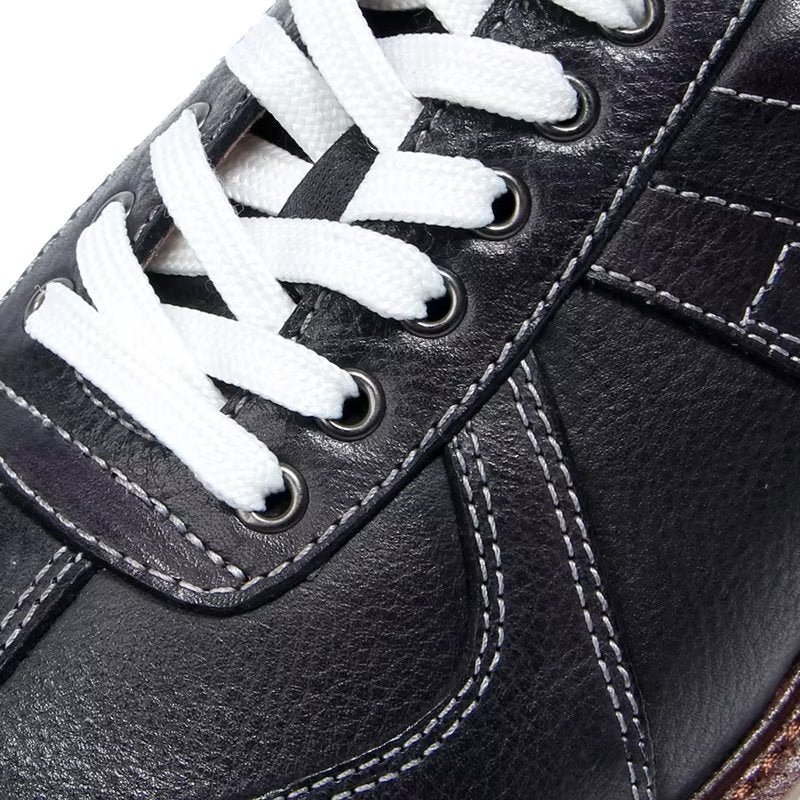 Casual Schoenen Heren Modieuze Hoge Mode-sneakers - Zwart