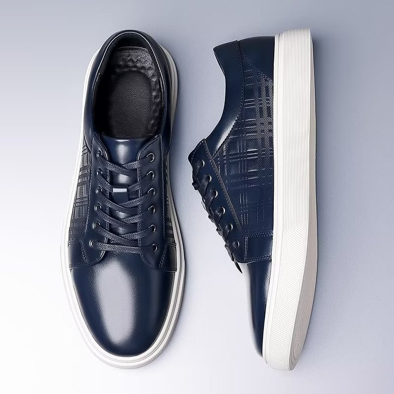 Casual Schoenen Heren Verfijnde Instap-casual - Blauw