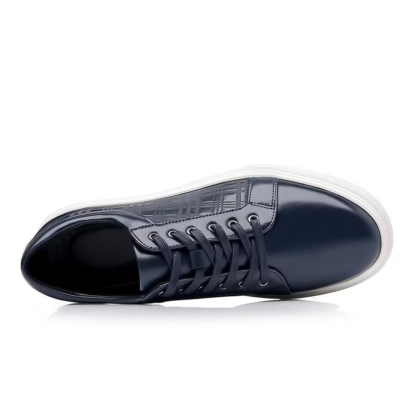 Casual Schoenen Heren Verfijnde Instap-casual - Blauw