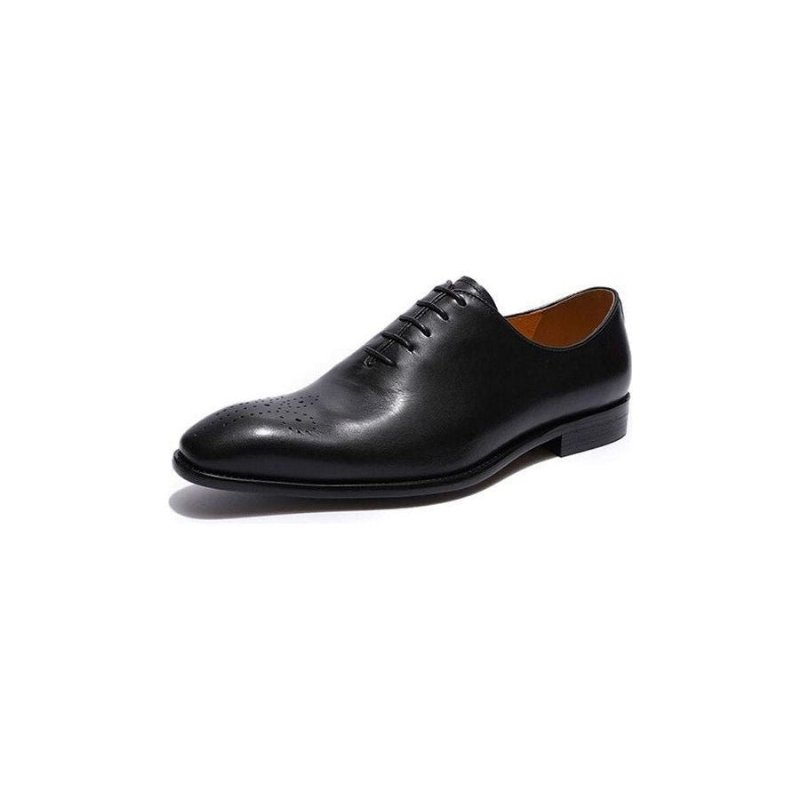 Formele Herenschoenen Brogue-schoenen Met Exotische Stippenstijl