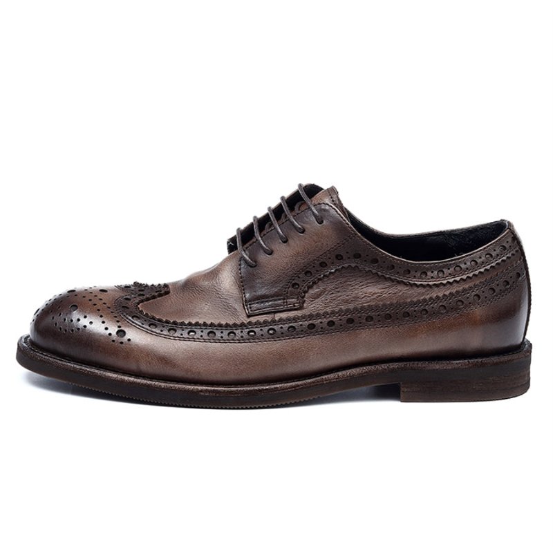 Formele Herenschoenen Brogues Trouwjurkschoenen - Zwart Grijs