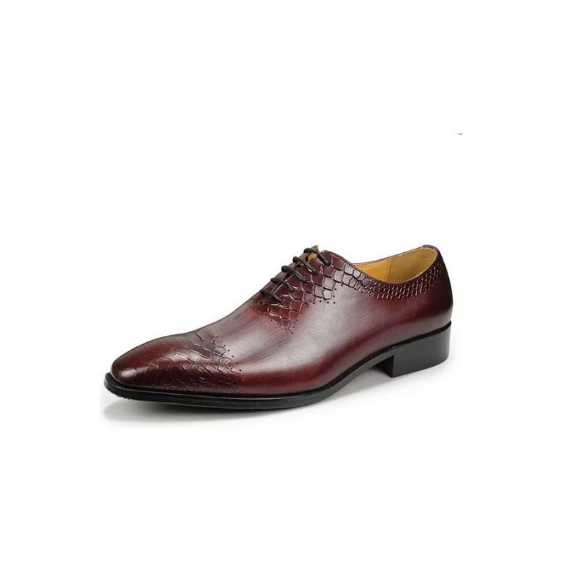 Formele Herenschoenen Chique Leren Trouwschoenen Brogue