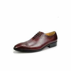 Formele Herenschoenen Chique Leren Trouwschoenen Brogue