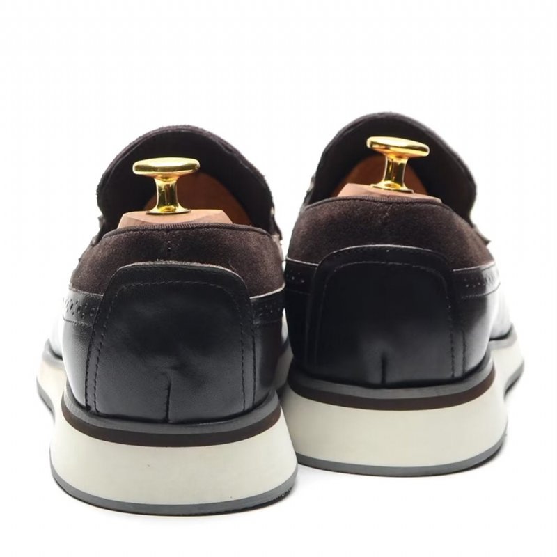 Formele Herenschoenen Comfortabele Moderne Loafers - Koffie