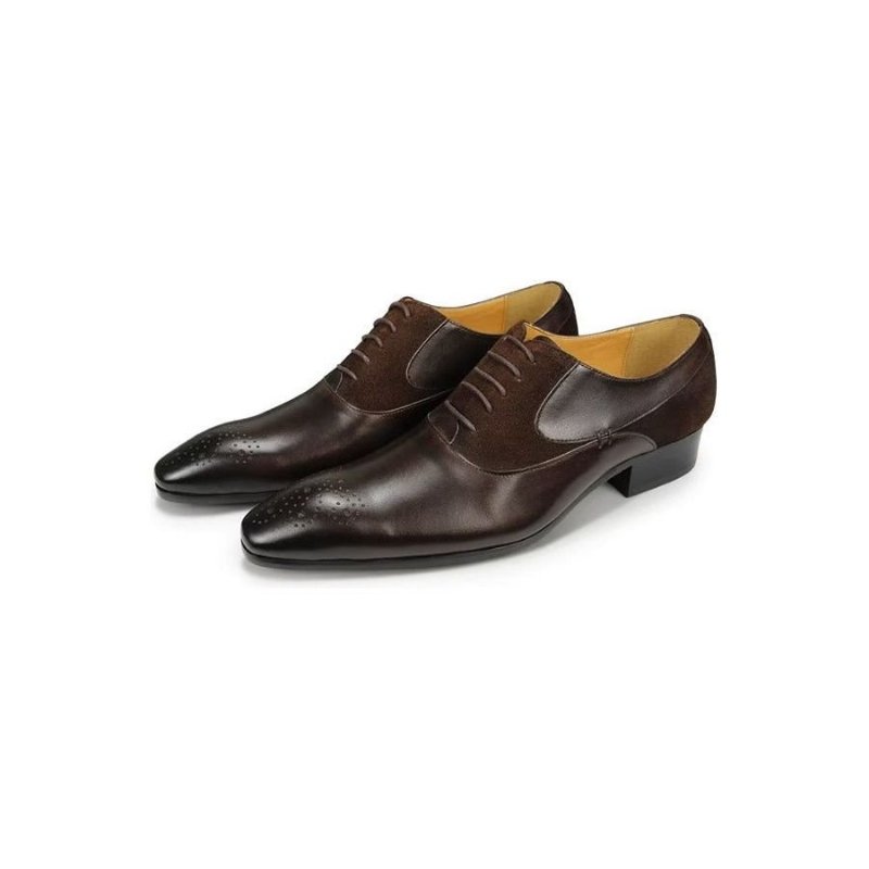 Formele Herenschoenen Deluxe Huwelijkse Oxford Modishopulence Brogueschoenen - Koffie