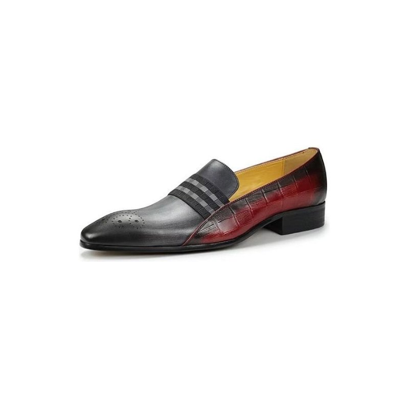 Formele Herenschoenen Echt Leer Elegante Herenloafers Koeienhuid