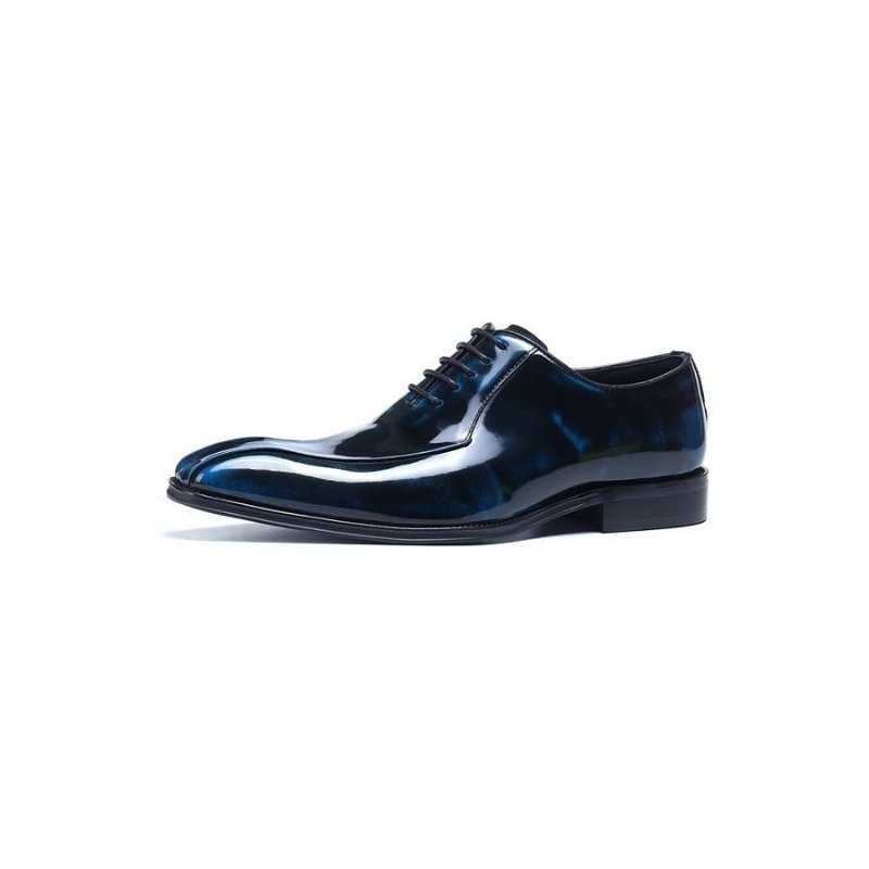 Formele Herenschoenen Echt Leer Oxford-schoenen - Blauw