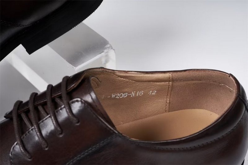 Formele Herenschoenen Eigentijdse Charme-veterschoenen - Koffie