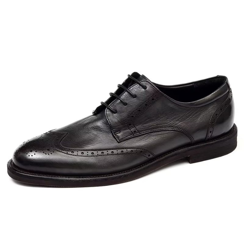 Formele Herenschoenen Elegant Gesneden Britse Leren Schoenen