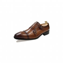 Formele Herenschoenen Elegante Crocblend Monk Strap-schoenen