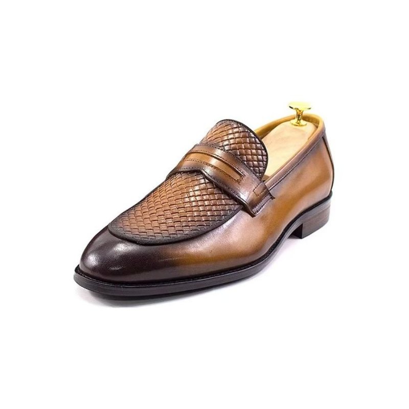 Formele Herenschoenen Elegante Klassieke Leren Brogue-instappers