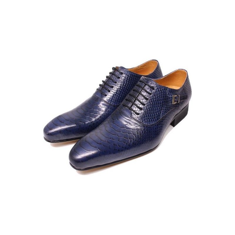 Formele Herenschoenen Executive Oxford Zakelijke Schoenen - Blauw