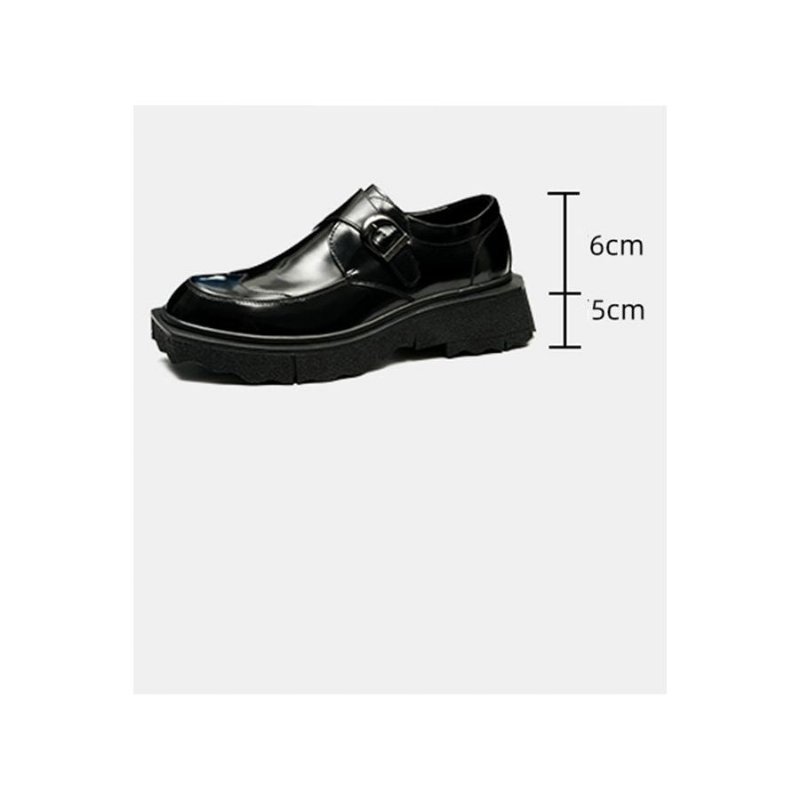 Formele Herenschoenen Exotisch Leer Instappers Designer Bruiloftsbrogues - Zwart