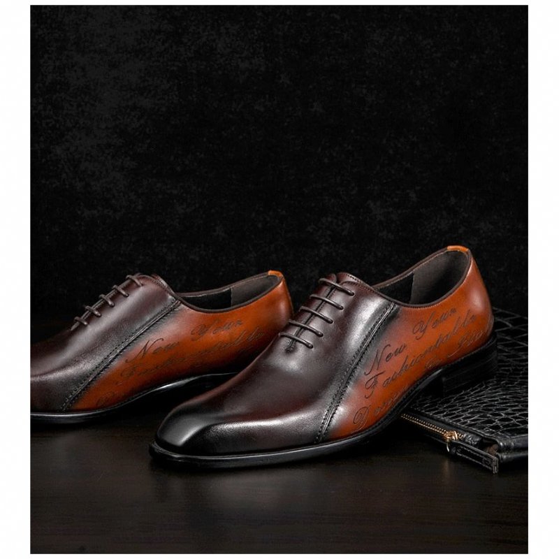 Formele Herenschoenen Exotische Brogue-schoenen - Koffie