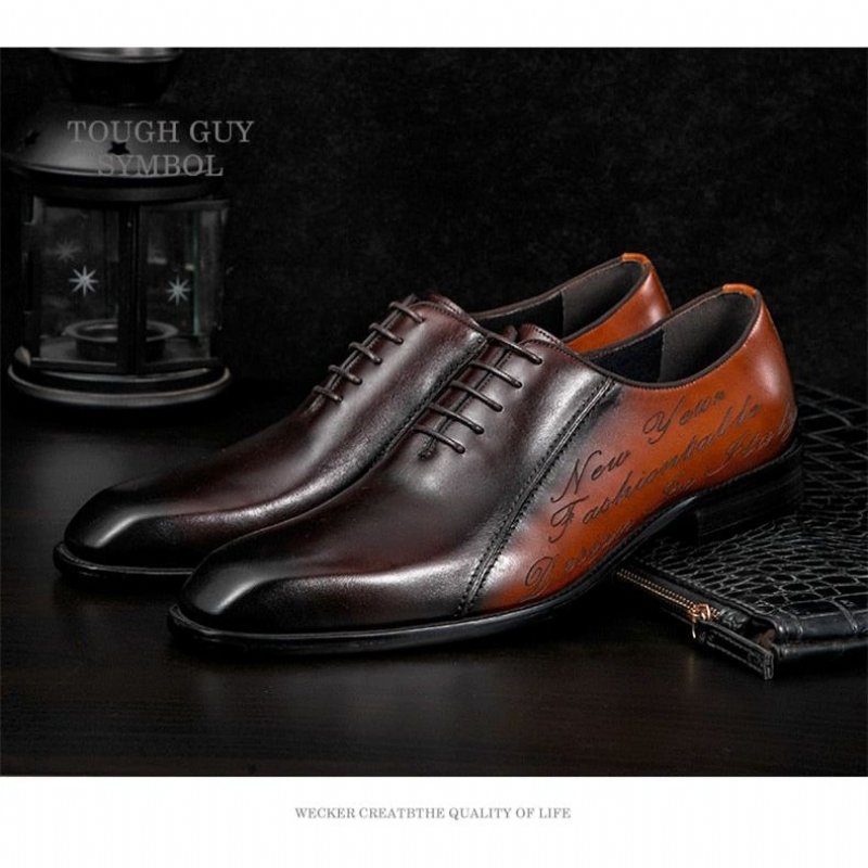 Formele Herenschoenen Exotische Brogue-schoenen - Koffie