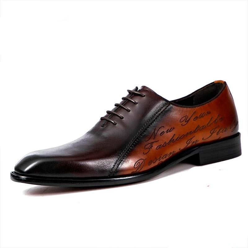 Formele Herenschoenen Exotische Brogue-schoenen - Koffie