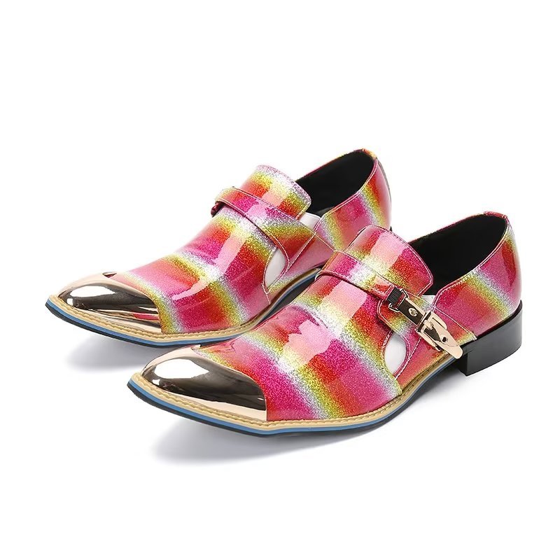 Formele Herenschoenen Exotische Monkstrap Smart Dress-schoenen - Meerkleurig 2