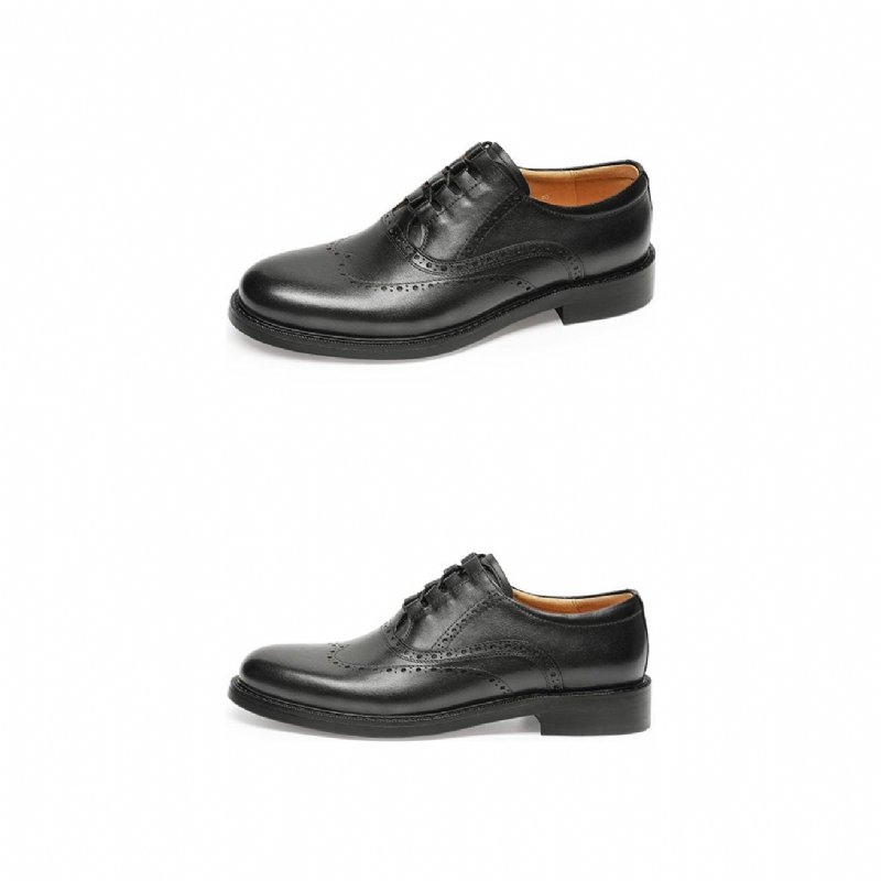 Formele Herenschoenen Exotische Oxford-kledingschoenen - Zwart