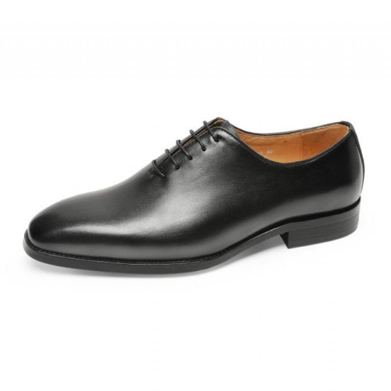 Formele Herenschoenen Exotische Oxford-schoenen Met Veters - Zwart 1