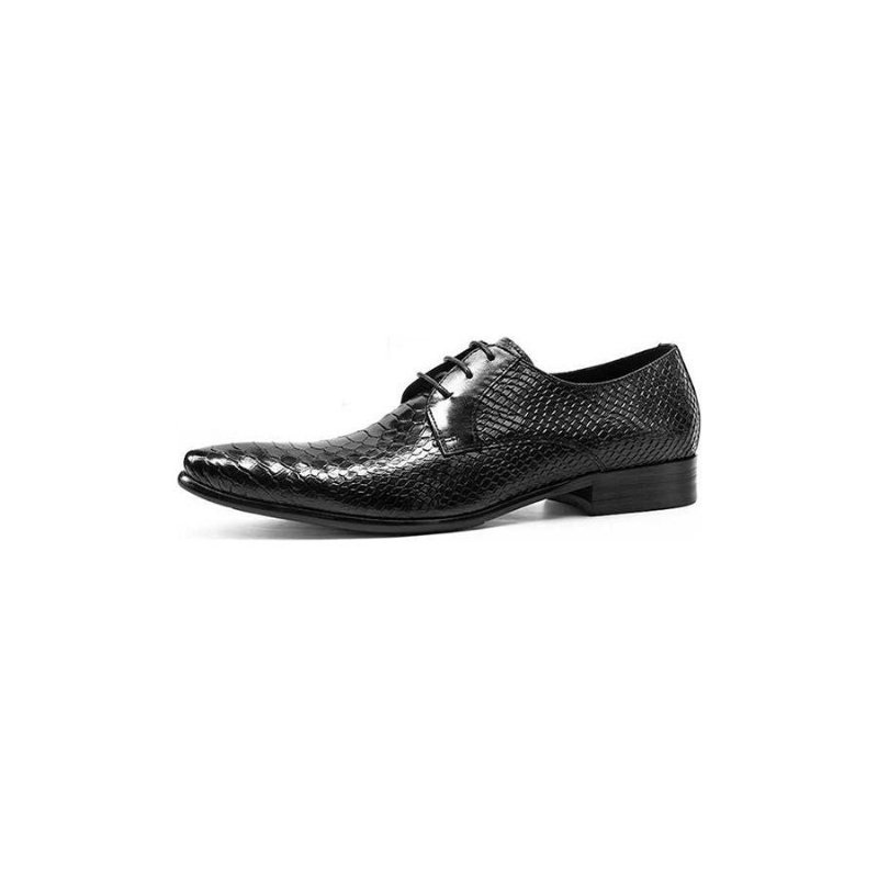 Formele Herenschoenen Exotische Retro Oxford-schoenen Met Veters Vleugeltip