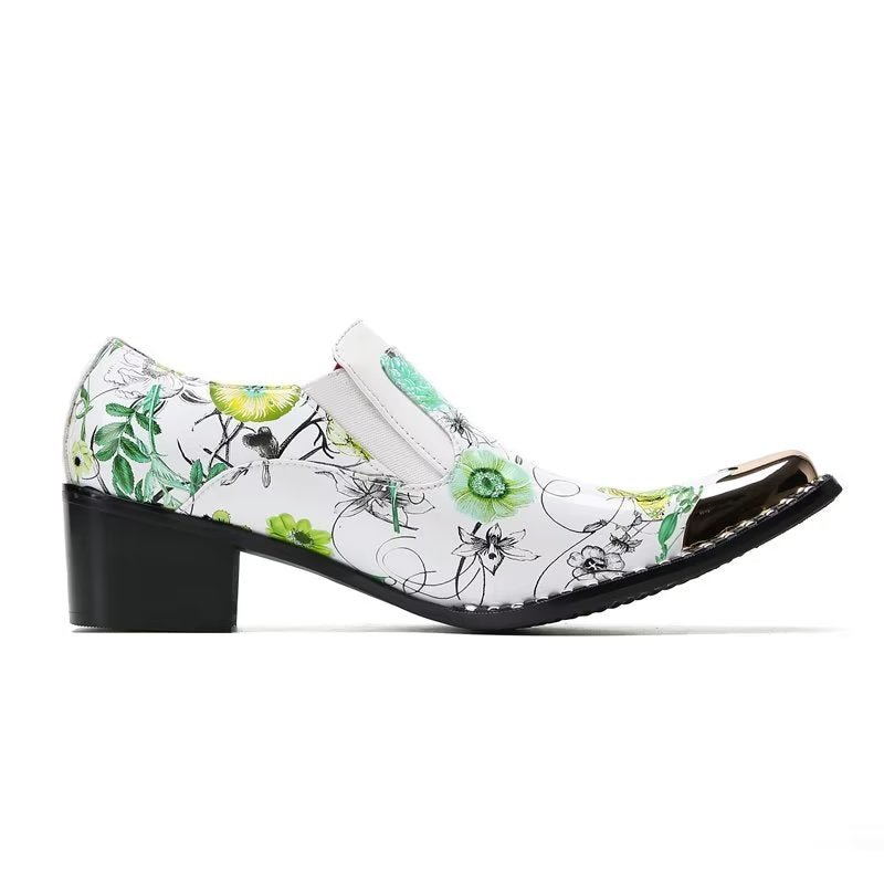 Formele Herenschoenen Exotische Slip-on-monniksbandjes - Groen