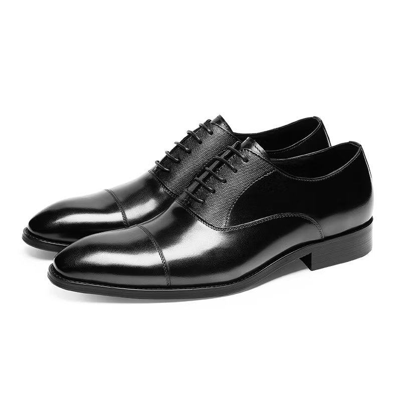 Formele Herenschoenen Gladde Oxford-schoenen - Zwart