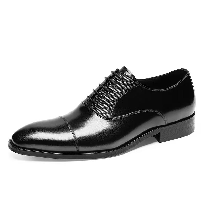 Formele Herenschoenen Gladde Oxford-schoenen - Zwart