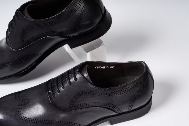 Formele Herenschoenen Klassiek Dapper Lederen Kledingschoenen - Grijs