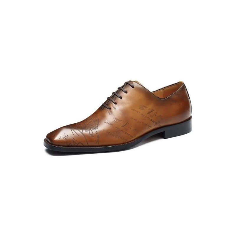 Formele Herenschoenen Leren Brogue Oxford-schoenen