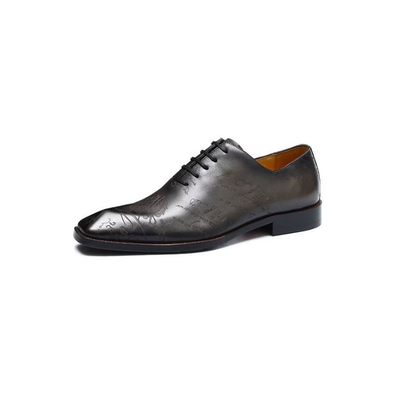 Formele Herenschoenen Leren Brogue Oxford-schoenen - Grijs