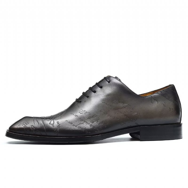 Formele Herenschoenen Leren Brogue Oxford-schoenen - Grijs