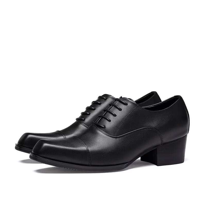 Formele Herenschoenen Leren Oxford-kledingschoenen - Zwart