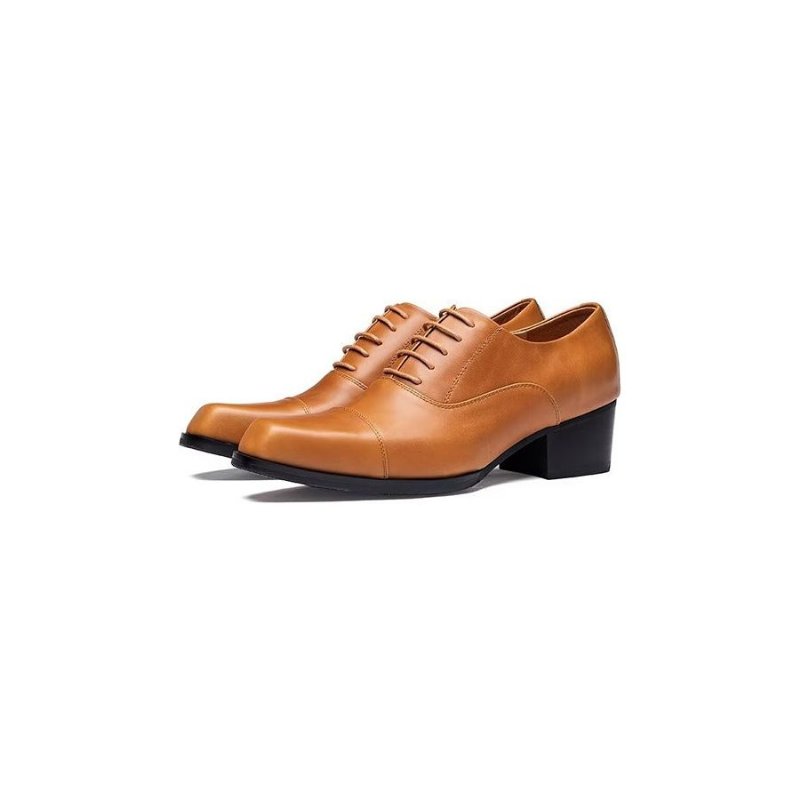 Formele Herenschoenen Leren Oxford-kledingschoenen - Koffie